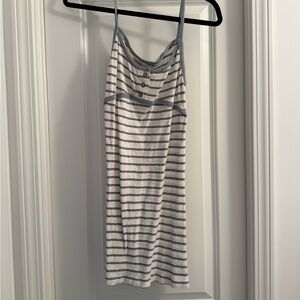 Free People Beach Striped Mini Dress
